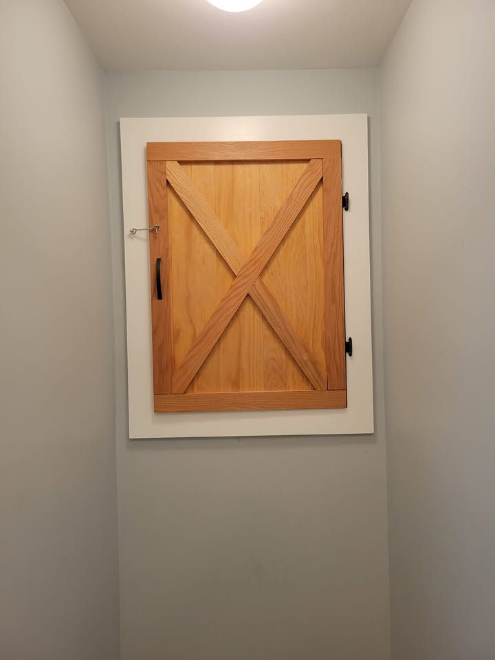 Custom barn door installation by MAXXPRO